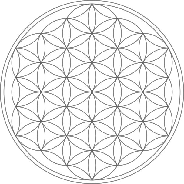 Flower of Life sacred geometry pattern